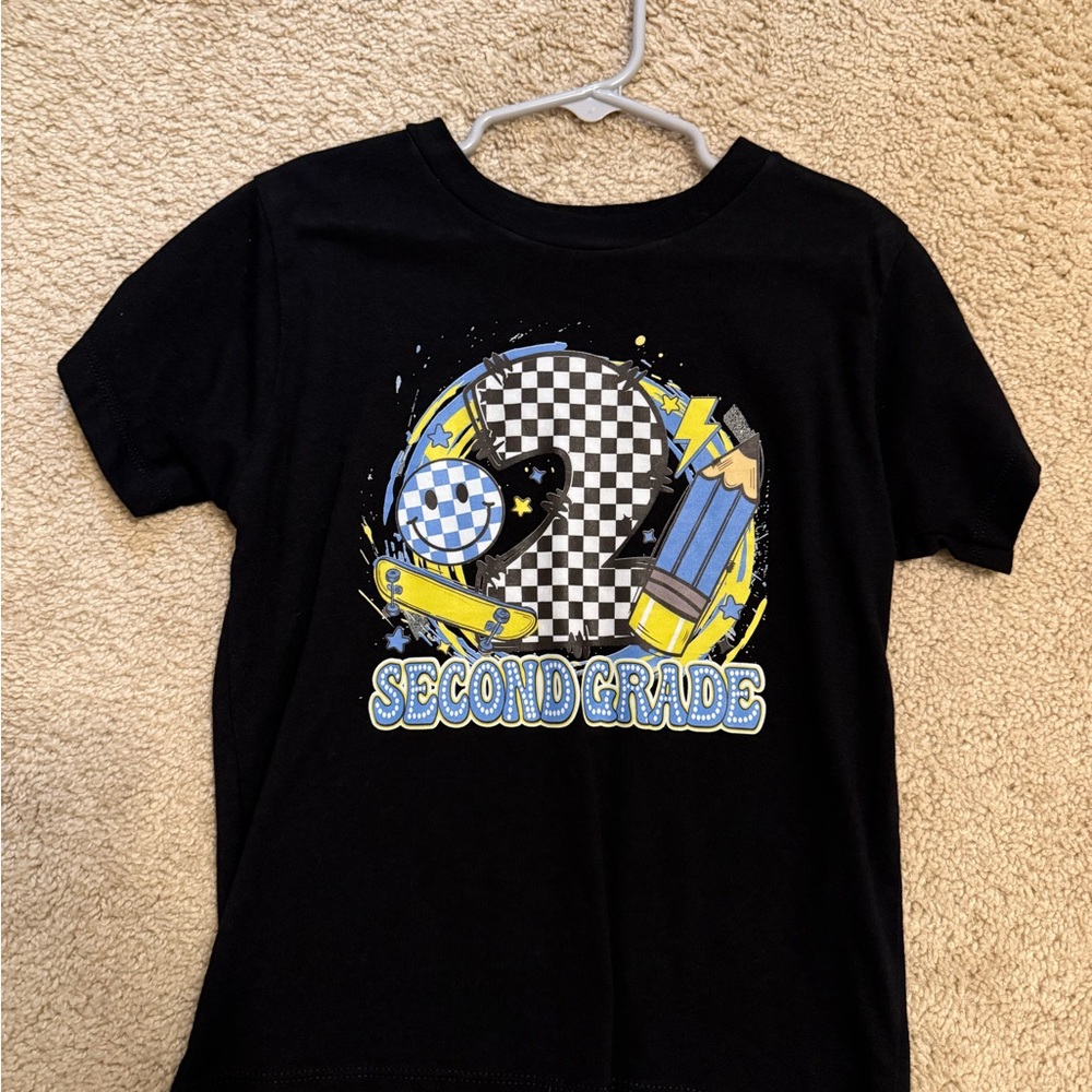 Second Grade Black Kids T-Shirt
